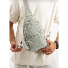 Sanmorris Krinkır Kumaştan Unisex Vücut ve Omuz Çantası