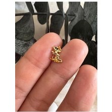 Stainles Steel Hayvan Figürlü Çelik Piercing- Çelik Tragus Helix