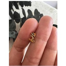 Stainles Steel Hayvan Figürlü Çelik Piercing- Çelik Tragus Helix