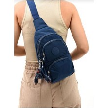 Sanmorris Krinkır Kumaştan Unisex Vücut ve Omuz Çantası