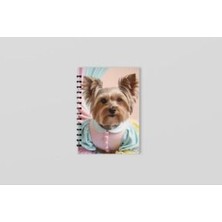 Store Evcil Hayvan Temalı Aı Özel Tasarım Defter Yorkshiere Terrier