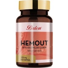 Hemout Bitki Ekstreleri Içeren Kapsül Takviye Edici Gıda 370MG*60
