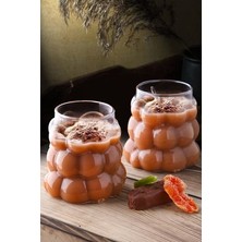 Std 2 Adet Üzüm Model Borosilikat Kokteyl ve Soğuk-Sıcak Kahve Bardağı 350 ml Klasik