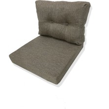 Bahçe Balkon Mobilyası Minderi (1 Adet Minder, 1 Adet Kırlent)