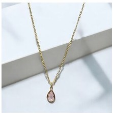 Store Damla Kolye Çelik Zincir Paslanmaz Kararmaz Kolye