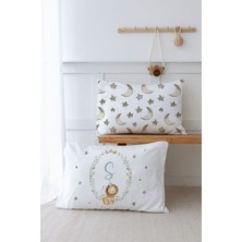 Tuğba Kuğu 2'li Yastık Kılıfı (50X70) Little Lion Series - Ş Harfi