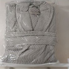 L-Xl Büyük Beden %100 Pamuk Kadın / Erkek Unisex Bornoz