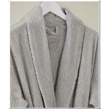 L-Xl Büyük Beden %100 Pamuk Kadın / Erkek Unisex Bornoz