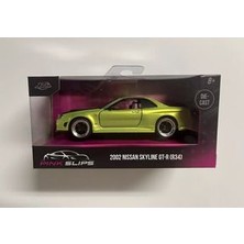 Jada Pink Slips 2002 Nissan Skyline Gt-R (R34) 1:32 Ölçek Model Araba