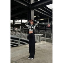 ByCukurovaFrango 2505 Yüksek Bel Boyfrıend(Salaş) Bol Paça Kot Pantolon