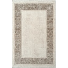 Royal Halı Kim Royal KC07A Krem Vizon Akrilik Yumuşak Dokulu Modern Halı Karademir Home