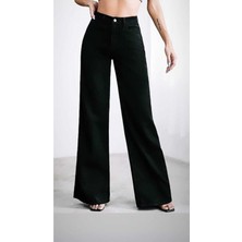 ByCukurovaFrango 2505 Yüksek Bel Boyfrıend(Salaş) Bol Paça Kot Pantolon