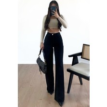 ByCukurovaFrango 2505 Yüksek Bel Boyfrıend(Salaş) Bol Paça Kot Pantolon