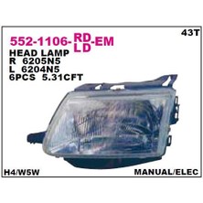 DEPO-552-1106R-LD-EM - On Far Sag Elektrıklı Cıtroen Saxo 96-99