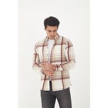 Erkek Slim-Fit Oduncu Gömleği