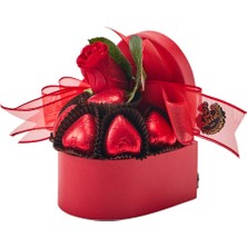 Kadınlar Günü Özel Kalp Çikolata - Orta Boy Kalp Kutu 90 gr