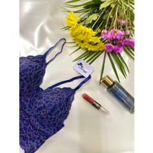 Sade Dantelli Kaplı Bralet Sütyen Büstiyer