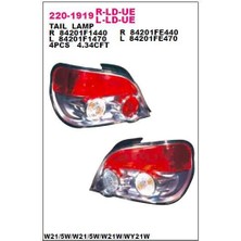 DEPO-220-1919R-LD-UE - Stop Lambası Sag-(Duysuz)-(Subaru: Impreza 05>06 )