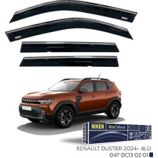 Renault Duster Niken Kromlu Cam Rüzgarlığı 4lü Set 2024 ve Üstü