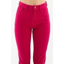 Silimfit Şhakira Toparlayıcı Havuç Paça Pamuk Denim Jeans Pantolon