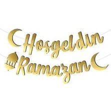 Ramazan Temalı Banner Hoşgeldin Ramazan Gold