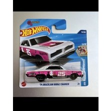 1/64 '74 Brazilian Dodge Charger 2025 Yeni Seri Koleksiyon Modeli Oyuncak Araba