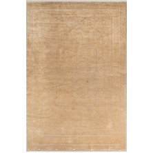 Royal Halı Bearny Modern TD01B Turuncu Krem Viskon Akrilik Yumuşak Dokulu Halı Karademir Home