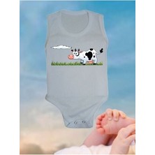 Ribana 3'lü Unisex Neşeli Canlılar Seri 1 Atlet Body Zıbın