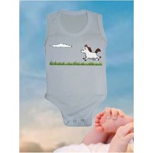 Ribana 3'lü Unisex Neşeli Canlılar Seri 1 Atlet Body Zıbın