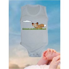 Ribana 3'lü Unisex Neşeli Canlılar Seri 1 Atlet Body Zıbın