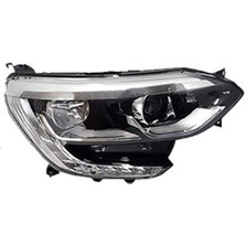 Ayfar Far Motorlu Sol Megane 4 touch Model Ledli Gündüz Lamba Krom Çerçeveli 260605154R 202329