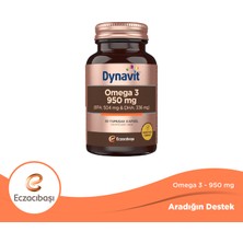 Dynavit Omega 3 950 mg 30 Yumuşak Kapsül - Yüksek EPA ve DHA