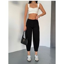 Scuba Krep Kumaş Şalvar Model Balon Pantolon