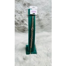 Roz Renk Ince Detaylı Zirkon Taşlı Kadın Bilklik Xuping