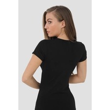 Fibula Bisiklet Yaka Kısa Kol Ful Likra Body