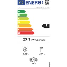 Beko 970477 Eb Dijital Ekran E Enerji Sınıfı 477 Lt No Frost Buzdolabı