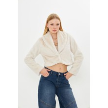 Kısa Peluş Bolero