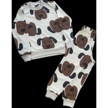Sidas Çocuk Likralı 2 Iplik  Dog Djital Baskılı Alt-Üst Takım
