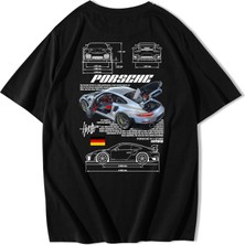 BRZ Collection Unisex Oversize Nitro Porsche 911 GT2RS Nitro T-Shirt