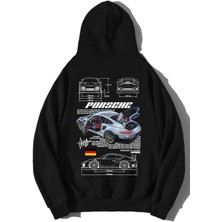 Brz Collection Unisex Oversize Nitro Porsche 911 GT2RS Nitro Hoodie