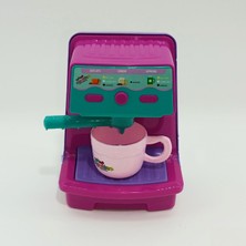 Oyuncak Kahve Makinesi 18X13 cm - Oyuncak Evcilik Mutfak Kahve Makinası Oyun Seti