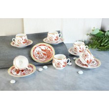 Tavuskuşlu Tombul Türk Kahvesi Fincanı Geisha