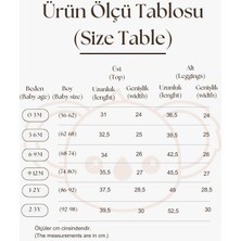 Kahve Çiçek  Baskılı Kaşkorse Fırfırlı Alt Üst Takım