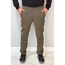 REMSA Erkek Komondo Cep Içi Şardonlu Pantolon REA-9707 Haki