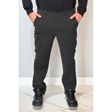 REMSA Erkek Komondo Cep Içi Şardonlu Pantolon REA-9707 Siyah