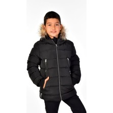 Natürel Kürklü Erkek Çocuk Mont 51248