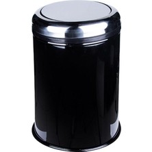 Maxiflow Pratik Kapak Çöp Kovası 16LT Ø25*38,5 cm Siyah