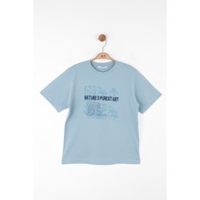 NK Erkek Çocuk Puresttshirt 8-14 Yaş Mavi