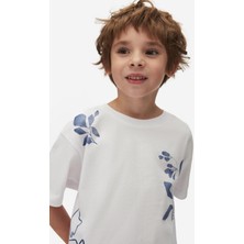 NK Erkek Çocuk Autumn Tshirt 4-8 Yaş Beyaz