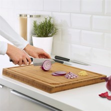 Ikea 3'lü Bıçak Seti Ikea 2 Adet Aşçı Bıçağı + 1 Adet Soyma Bıçağı Bıçak Set Siyah Renk Paslanmaz Çelik